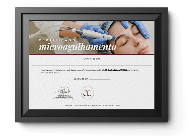 Certificado microagulhamento