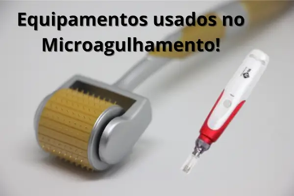 Equipamentos usados no microagulhamento dermarollers dermapens