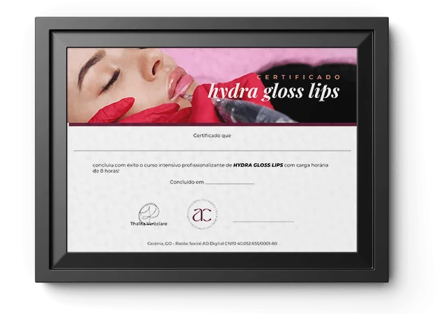 Certificado hydra gloss lips